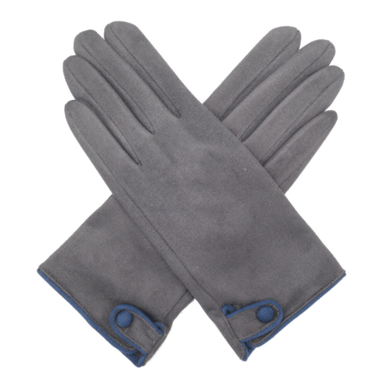 Button Detail Gloves