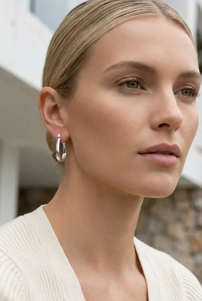 Envy Jewellery - Silver hoop earring