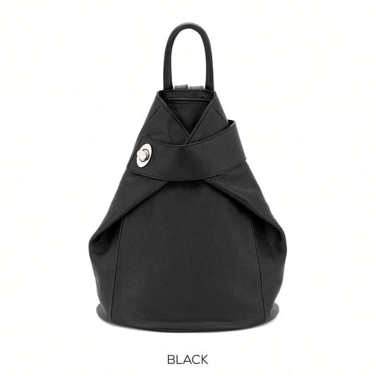 Leather Folding Backpack