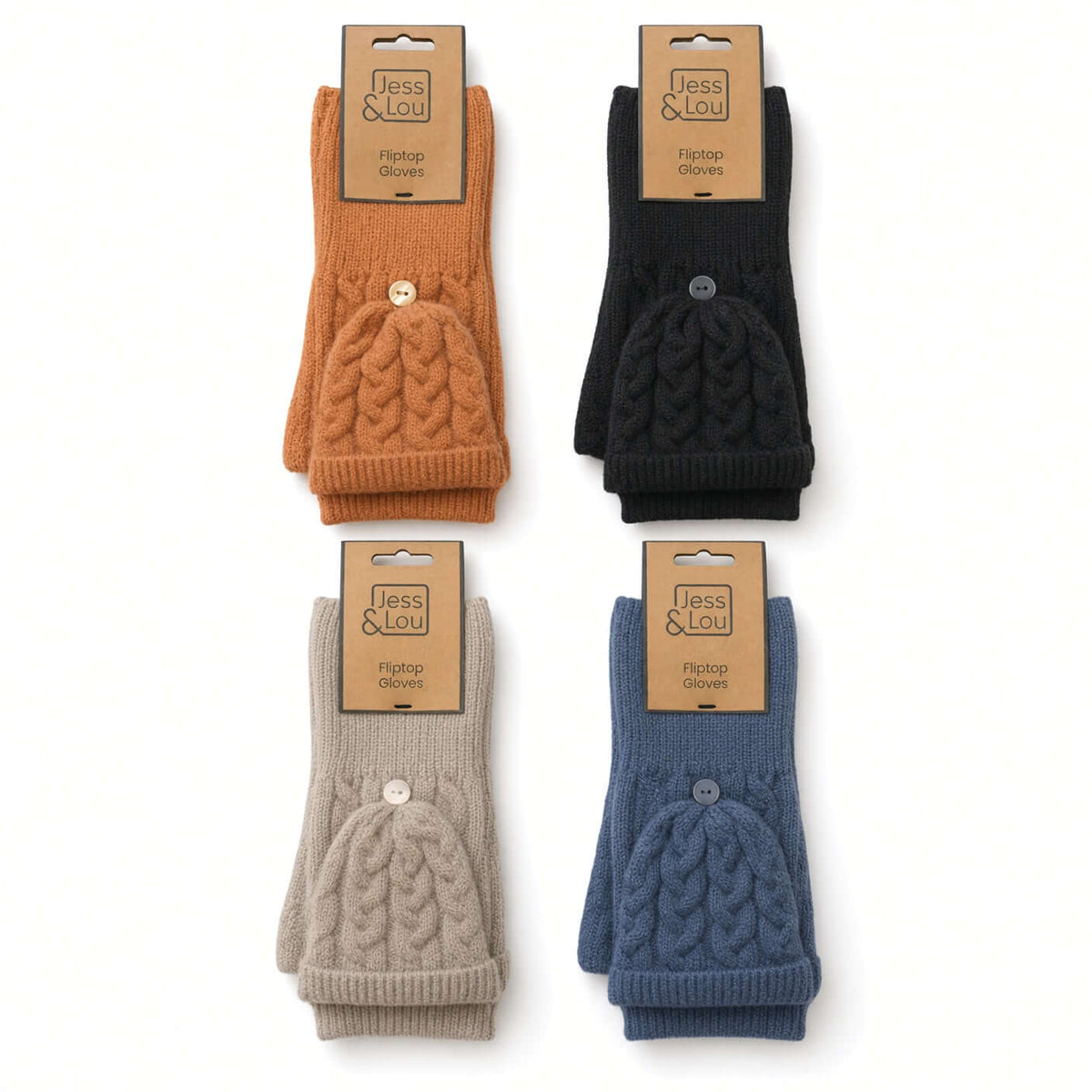 Jess & Lou - Flip Top Fingerless Gloves