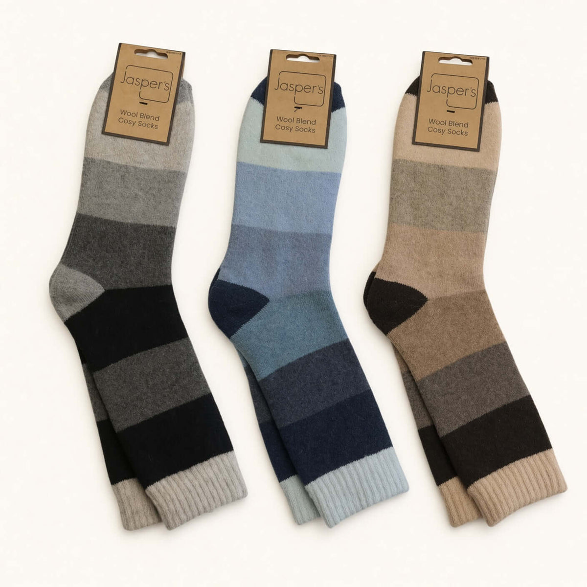 Jasper's - Gradient Block Cosy Men’s Socks