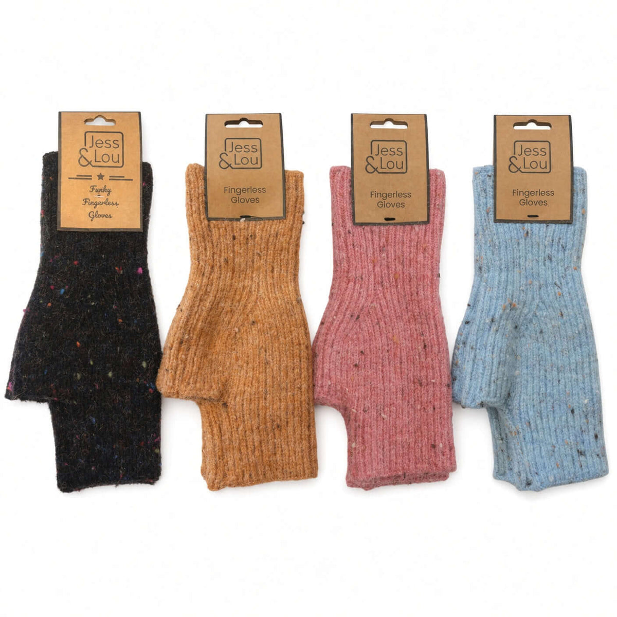 Jess & Lou - Speckle Cosy Fingerless Gloves