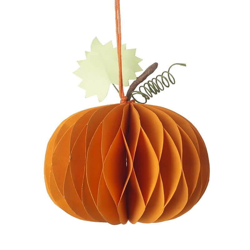 Small Decorative Paper Opening Pumpkin