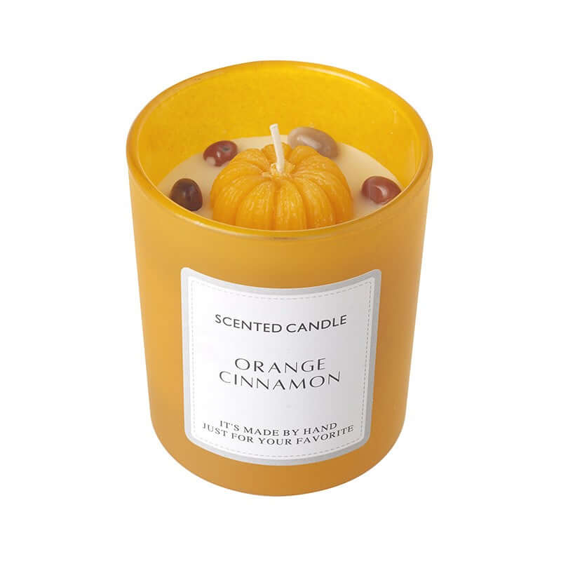Orange & Cinnamon Scented Candle