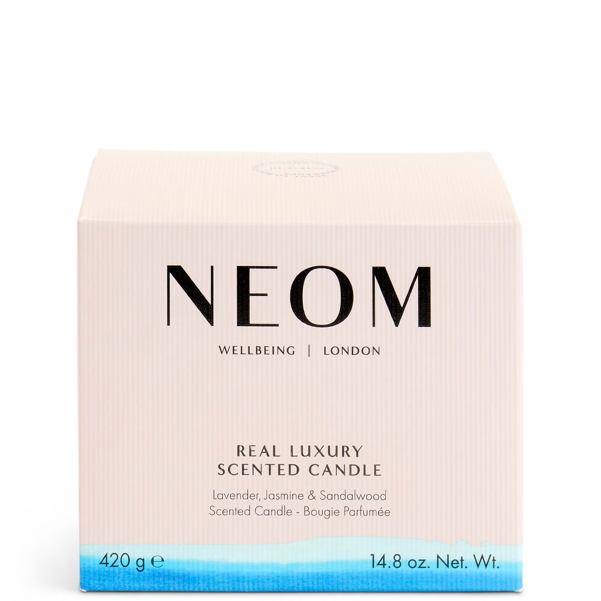 Neom Organics De-Stress Real Luxury Scented 3 Wick Candle