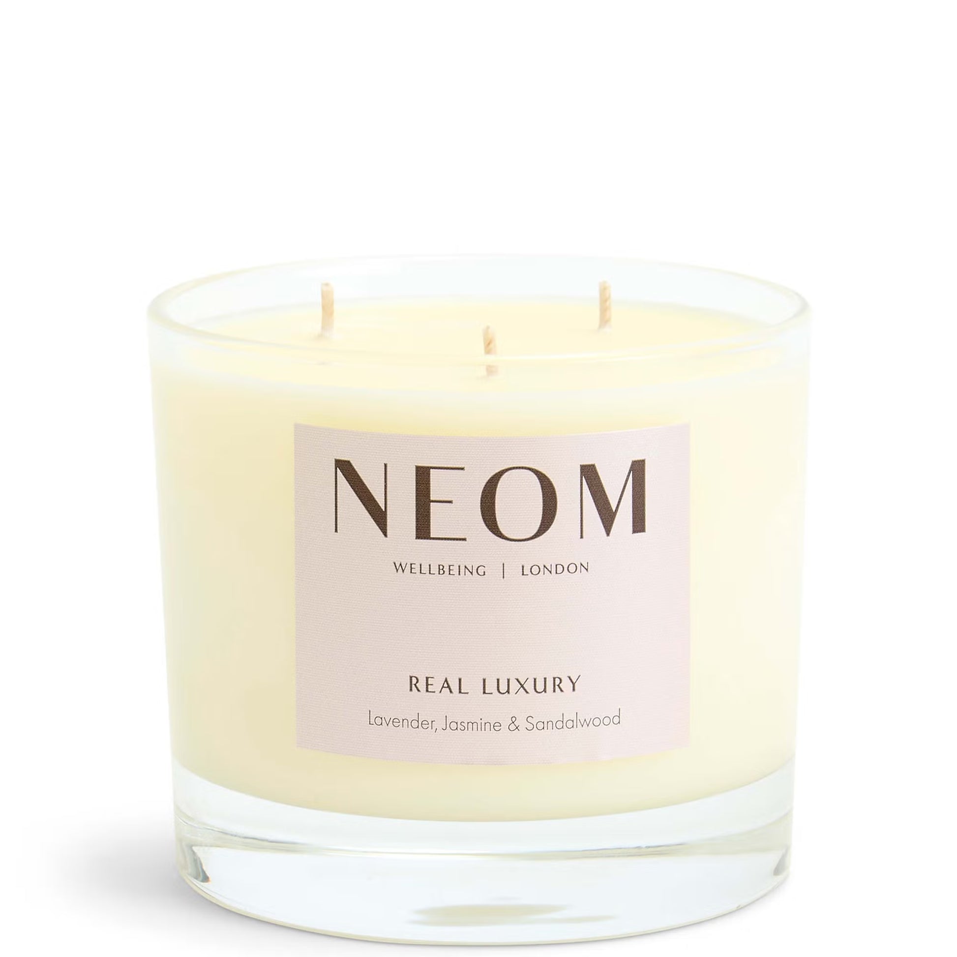 Neom Organics De-Stress Real Luxury Scented 3 Wick Candle