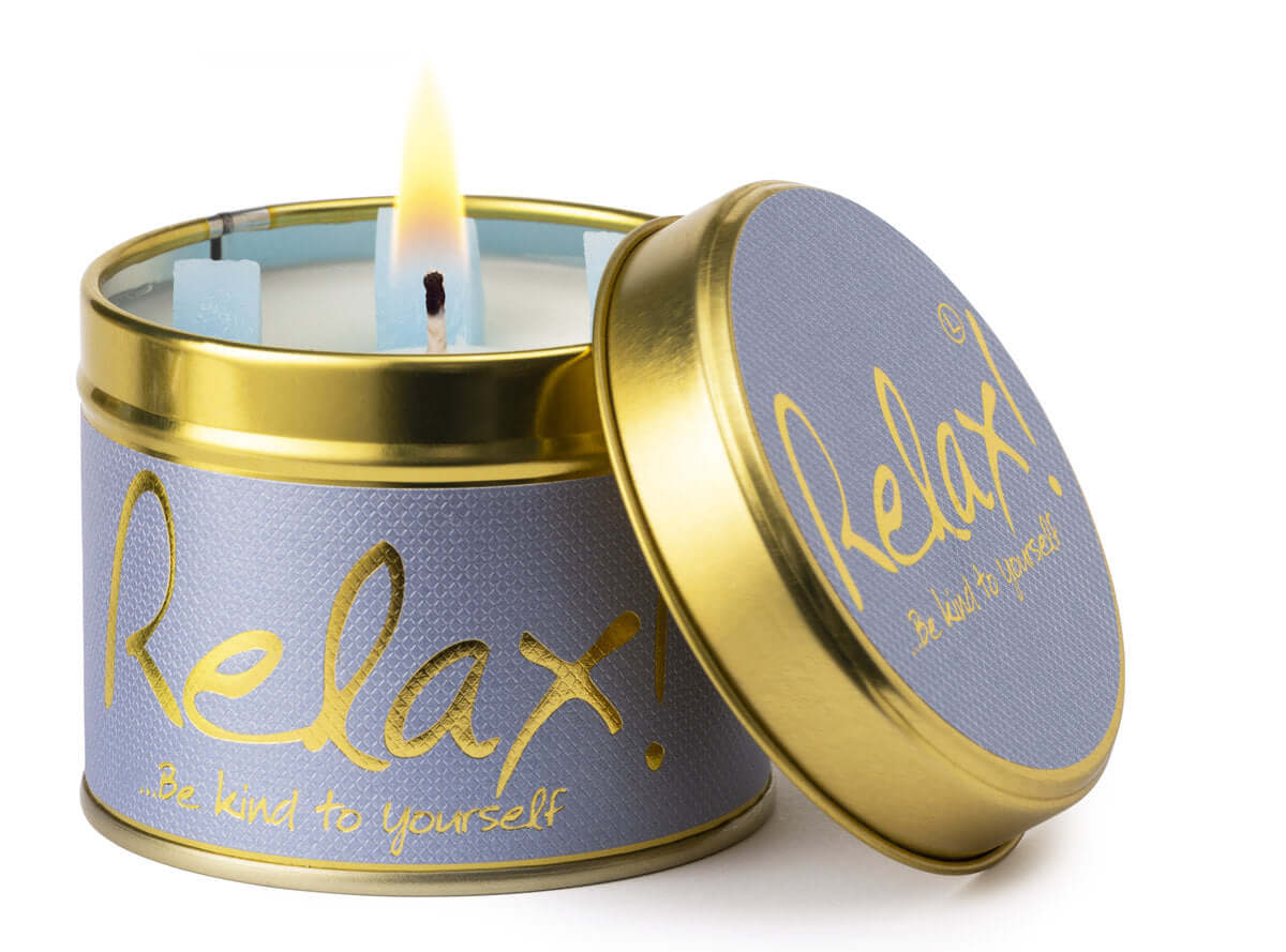 Lily Flame Relax Candle in a Tin