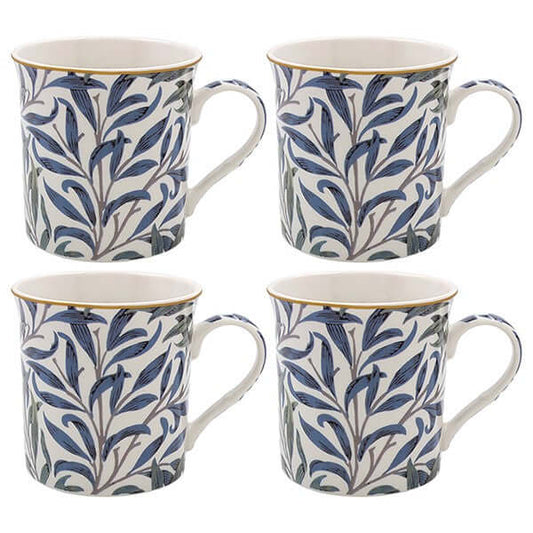 William Morris Willow Bough Set of 4 Mugs