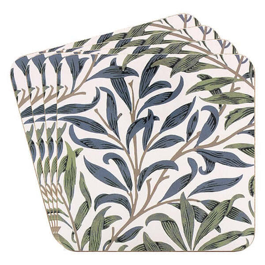 William Morris Willow Bough Set of 4 Coasters