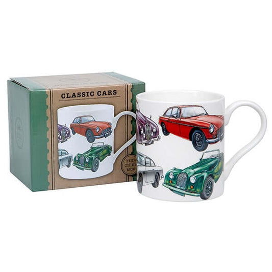 Mens Boxed Mug Classic Car