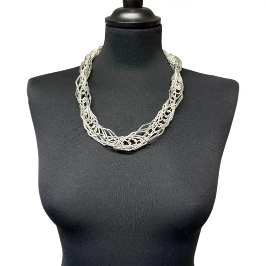 Jess & Lou - Multi-Link Necklace Silver