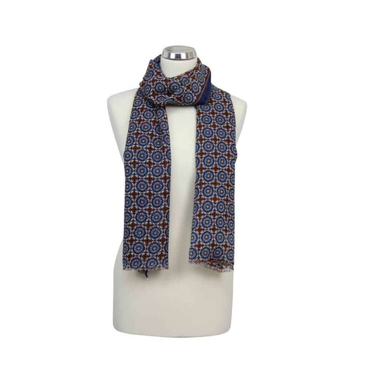 Peony London - Mosiac Print Scarf in Petrol