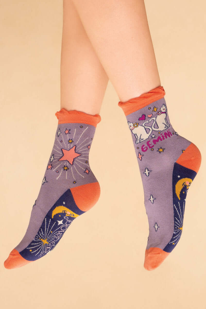Powder Design Gemini Zodiac Ankle Socks