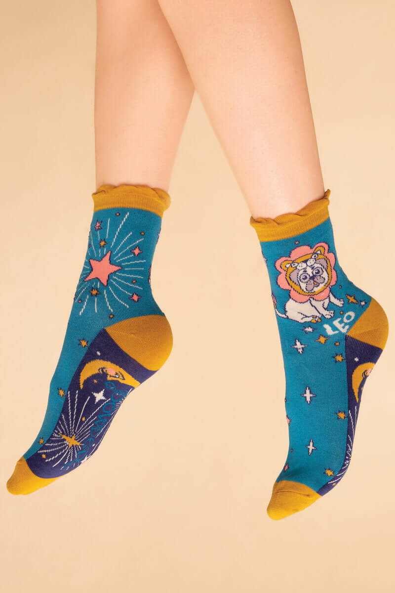 Powder Design Leo Zodiac Ankle Socks