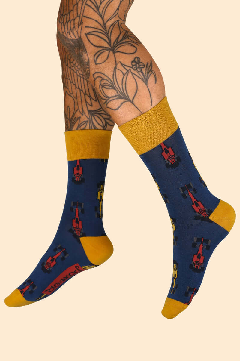 Powder Design Men's Grand Prix Socks - Blue