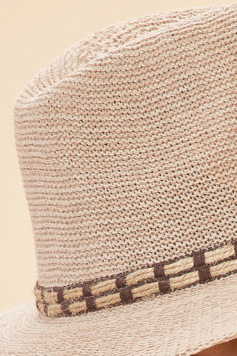Powder Design Natalie Hat - Natural with Rope Band
