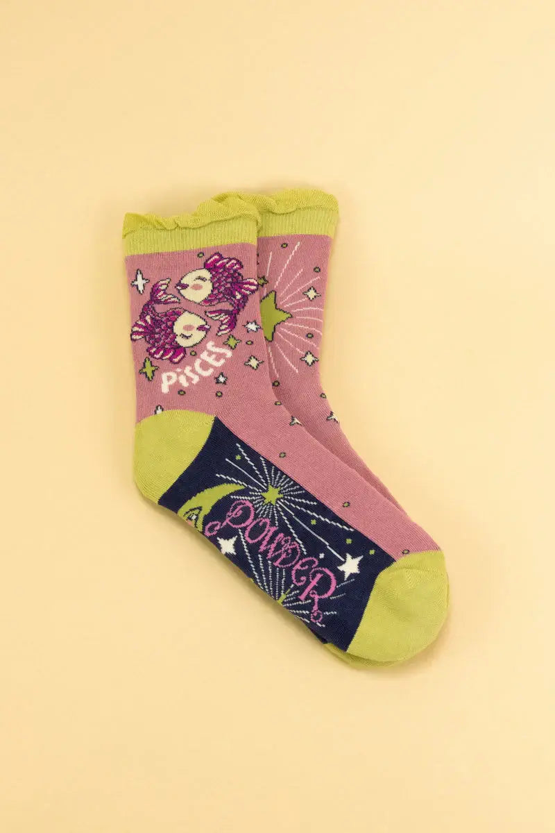 Powder Design Pisces Zodiac Ankle Socks