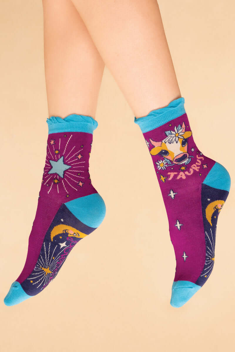 Powder Design Taurus Zodiac Ankle Socks