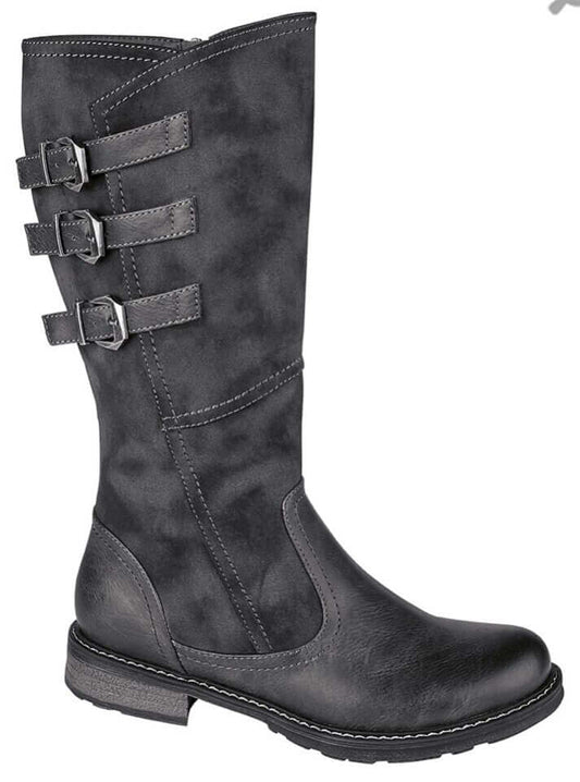 Ladies Tall Black Boot 'Romia'