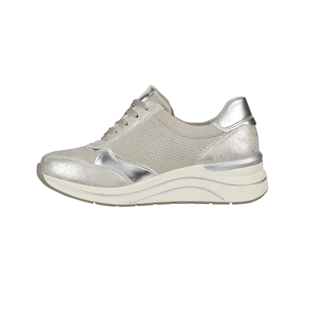 Saville Wedge Trainer - Silver