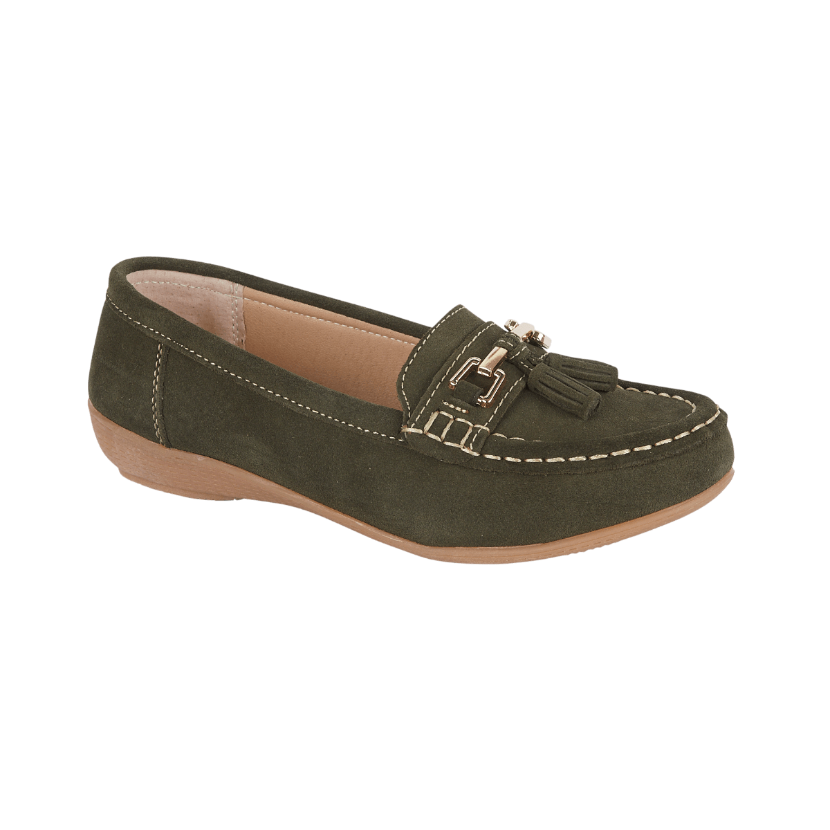 Sundowner Ladies Casual Slip on - Olive