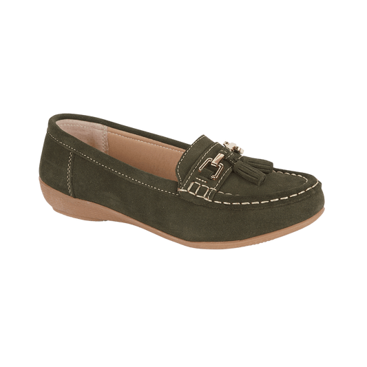 Sundowner Ladies Casual Slip on - Olive
