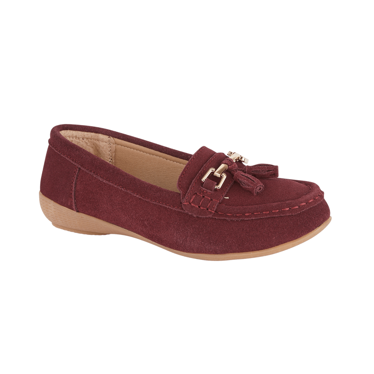 Sundowner Ladies Casual Slip on shoe - Plum