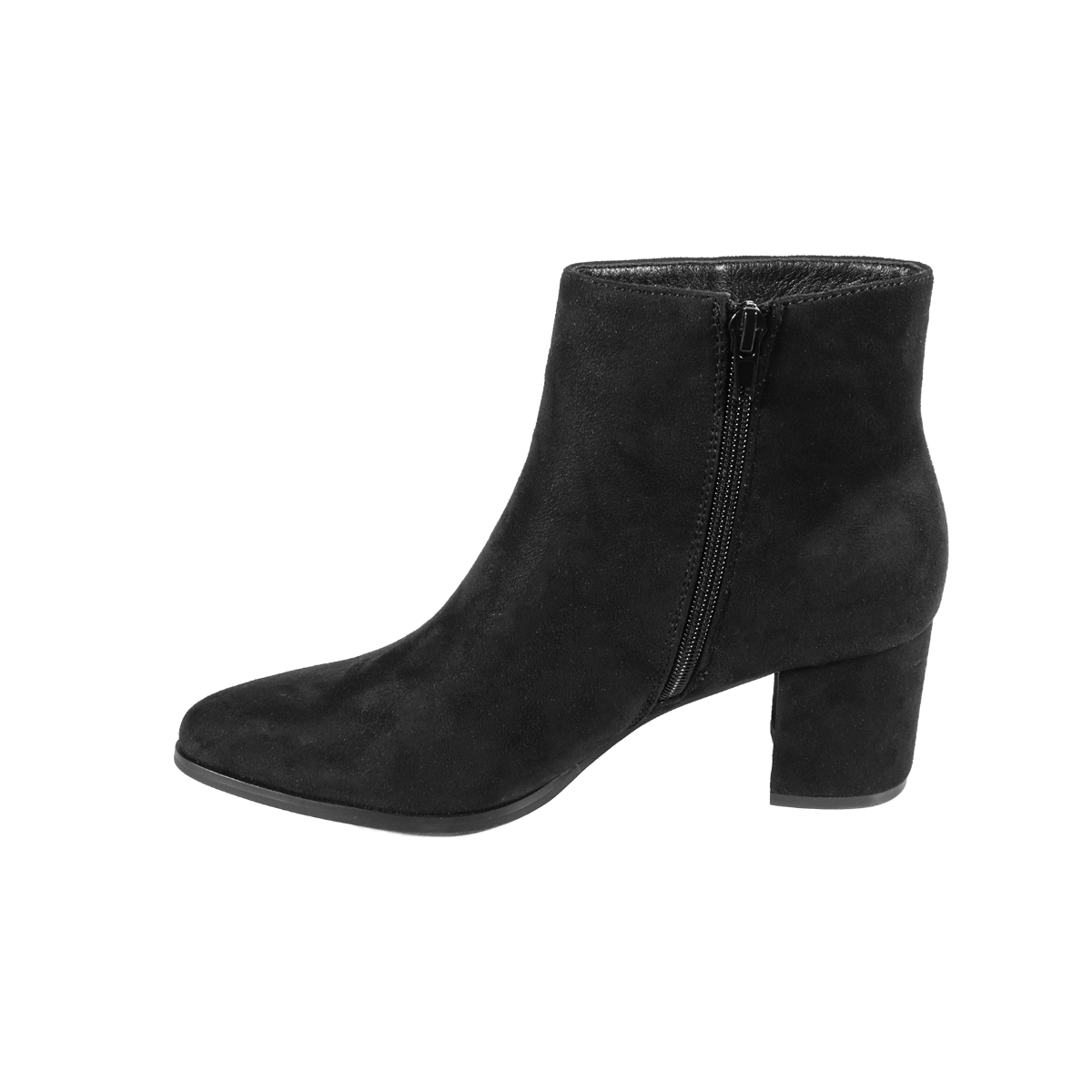 TANYA Ladies Heeled Ankle Boot - Black MF