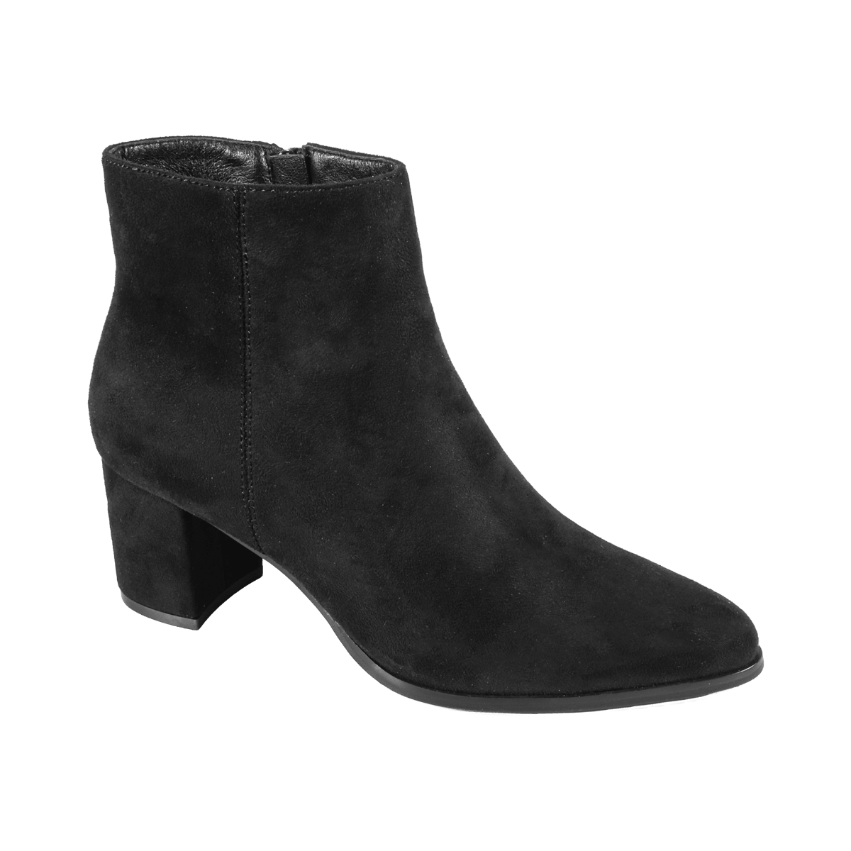 TANYA Ladies Heeled Ankle Boot - Black MF