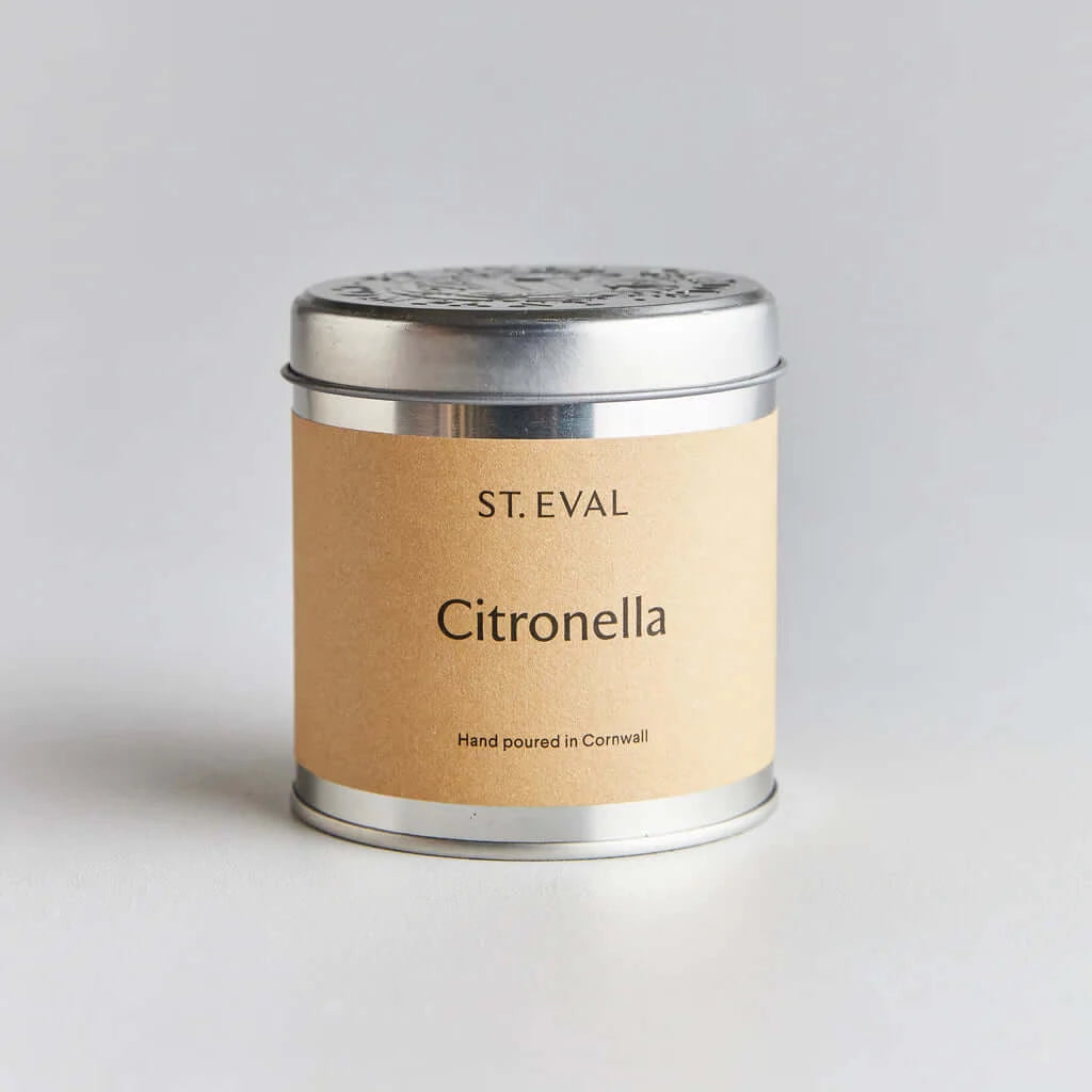 St Eval Artisan Candles - Citronella Scented Tin Candle