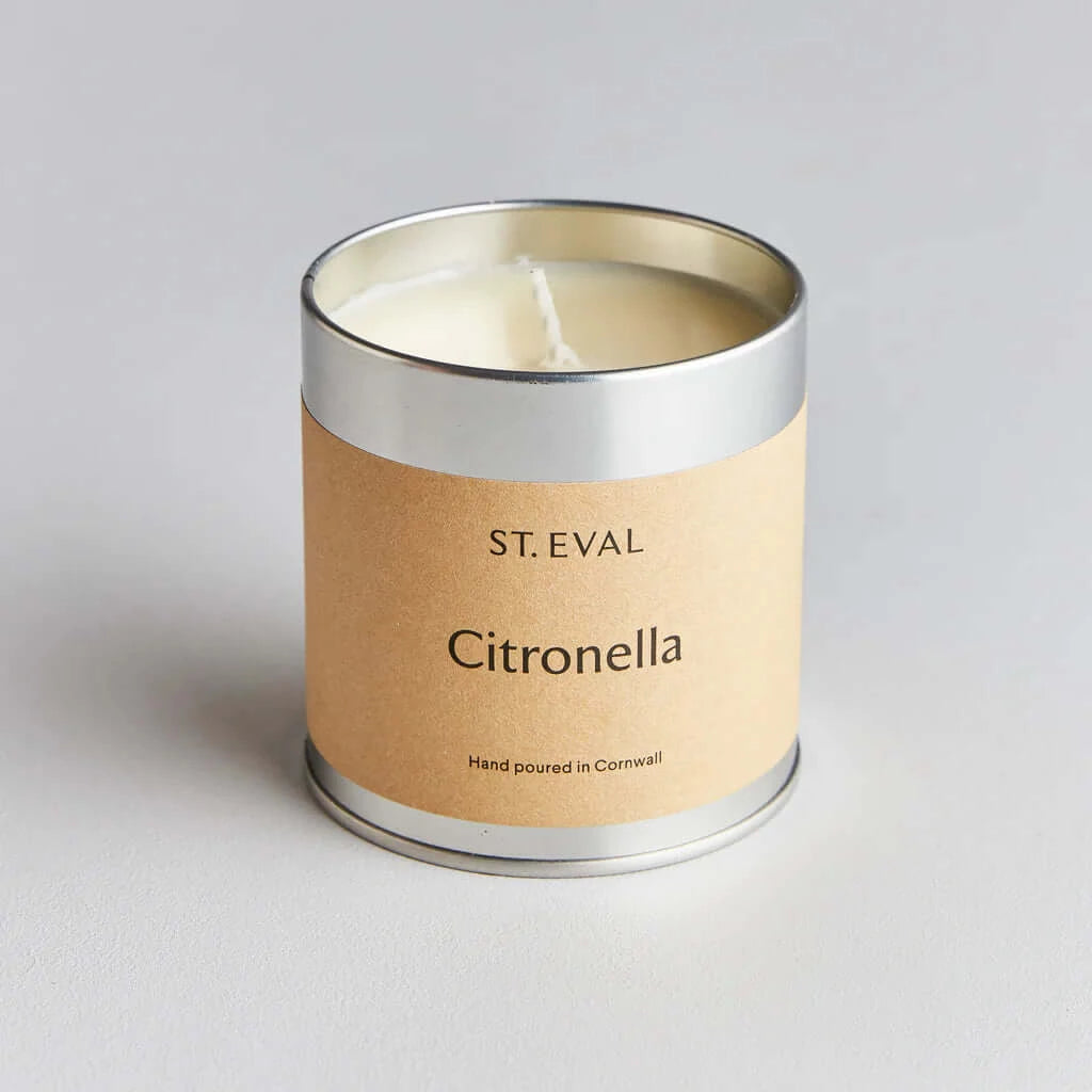 St Eval Artisan Candles - Citronella Scented Tin Candle