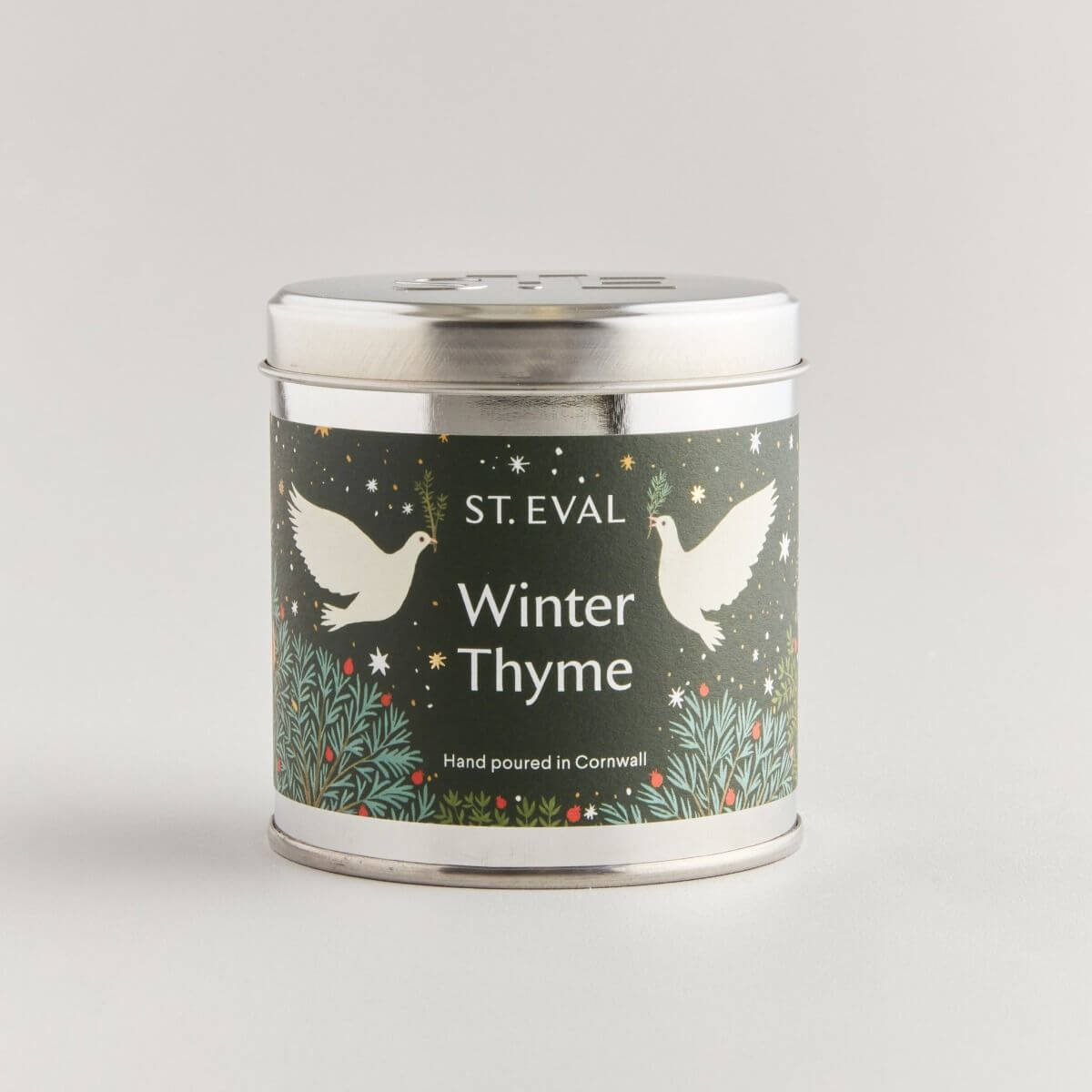 St Eval Artisan Candles - Christmas Winter Thyme Scented Tin Candle