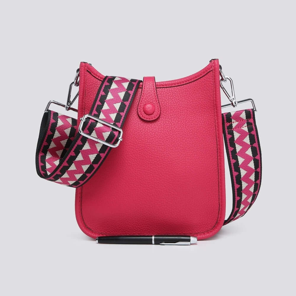 Crossbody Shoulder Bag with Matching Strap