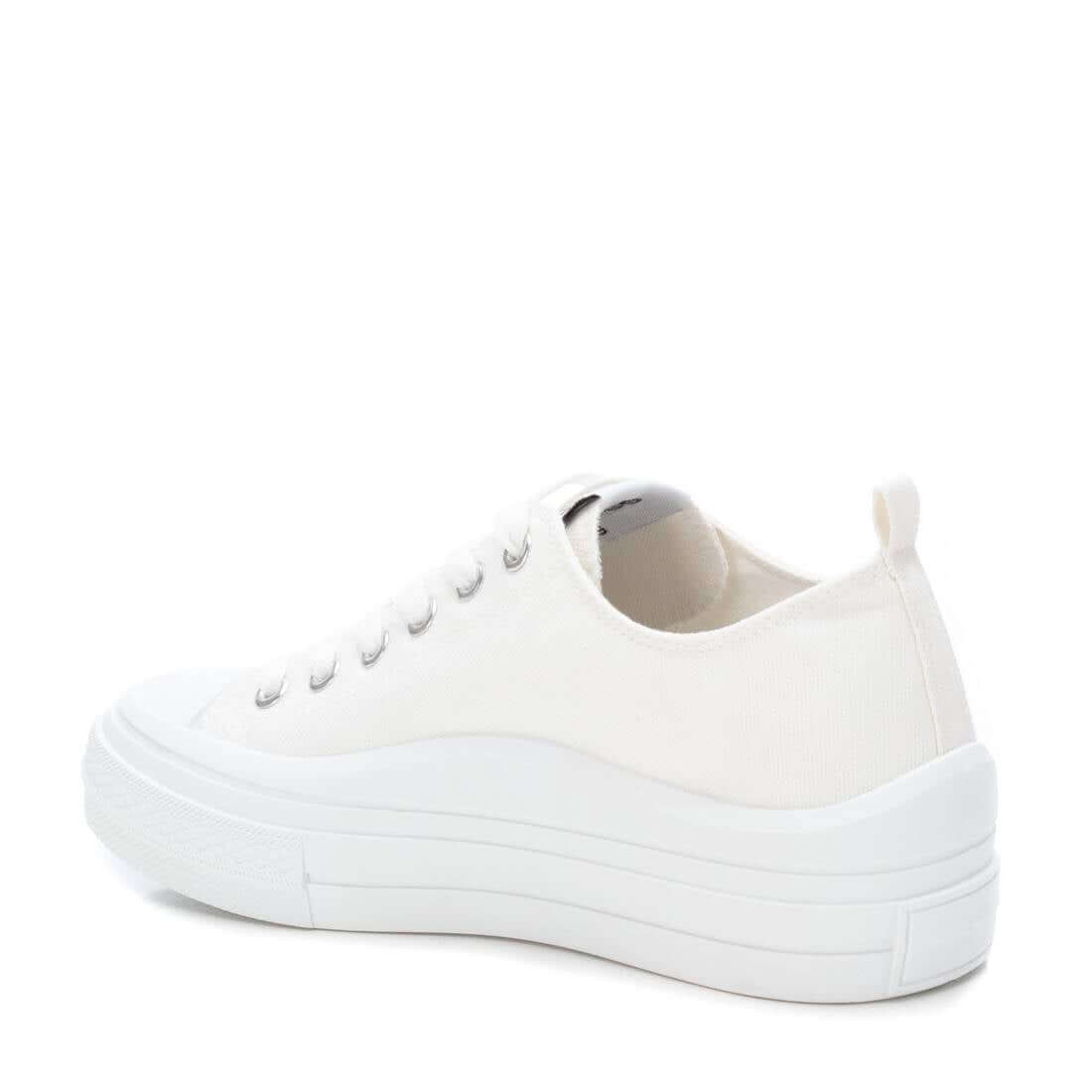 Refresh White Chunky Canvas Trainers