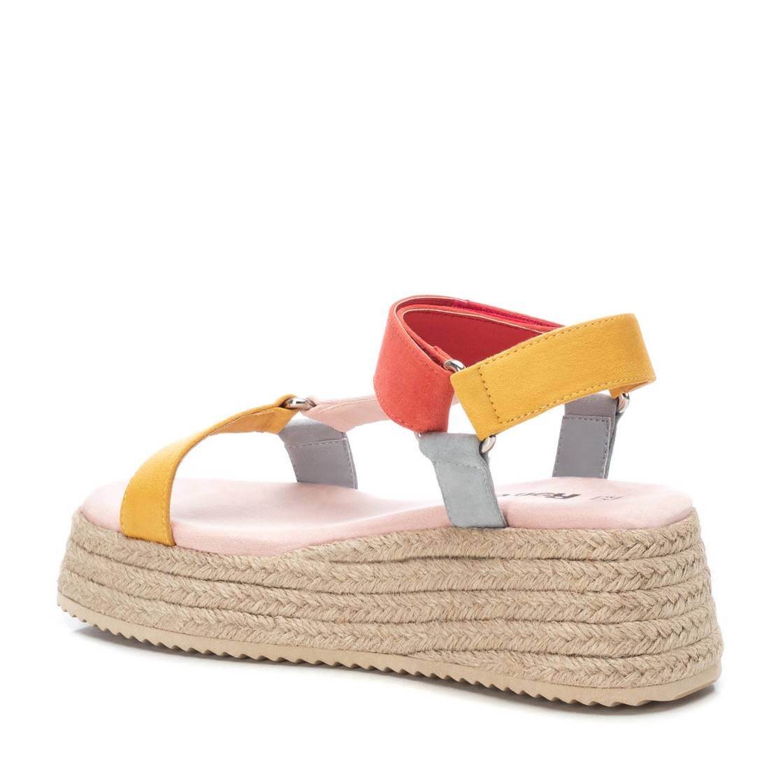 Refresh Platform Faux Suede Multicolour Sandal