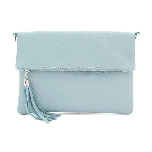 Real Leather Folded Pouch Bag