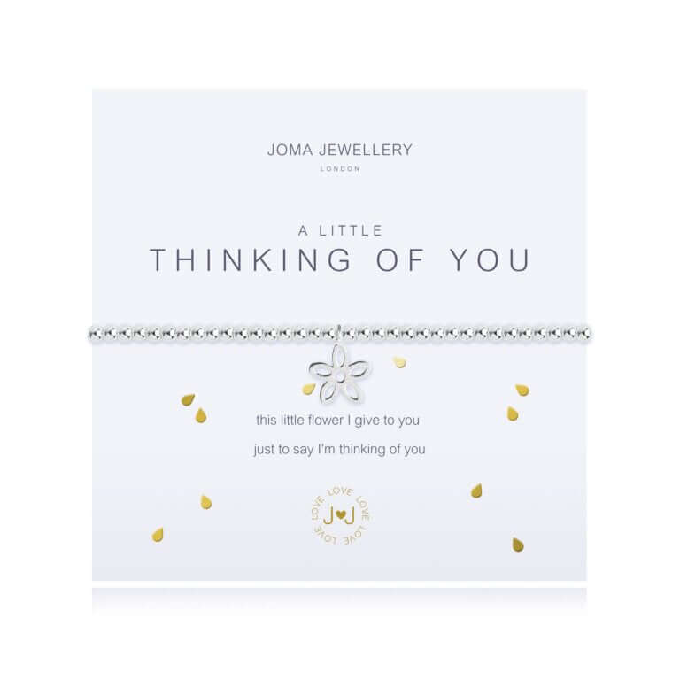 Joma Jewellery 'A little thinking of you' Flower bracelet