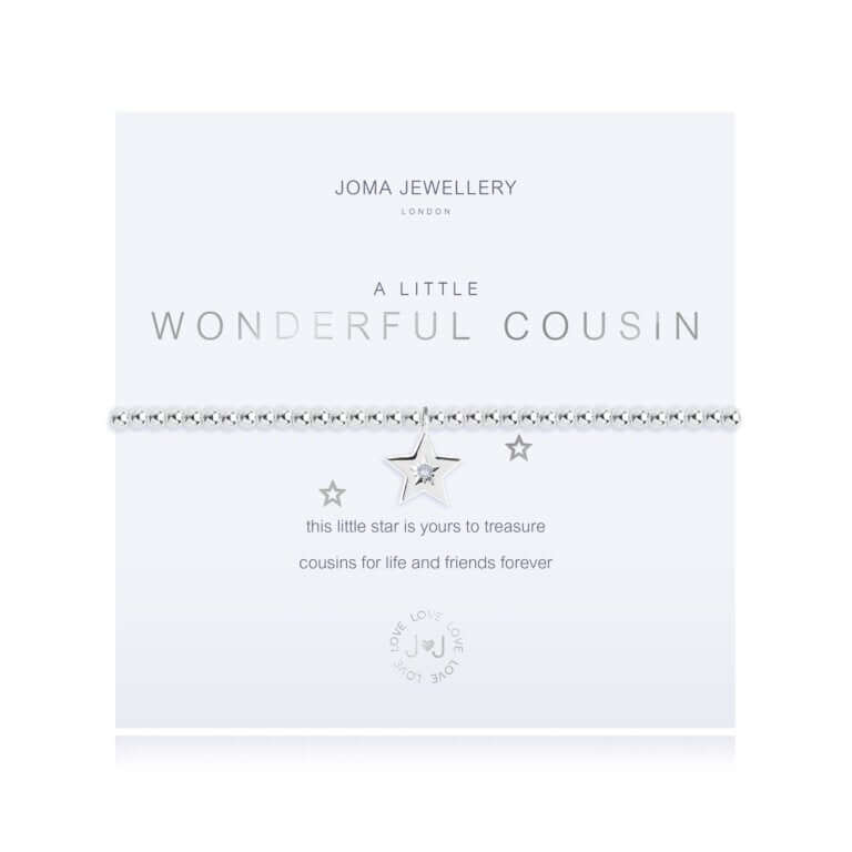 Joma Jewellery 'A Little Wonderful Cousin' Bracelet