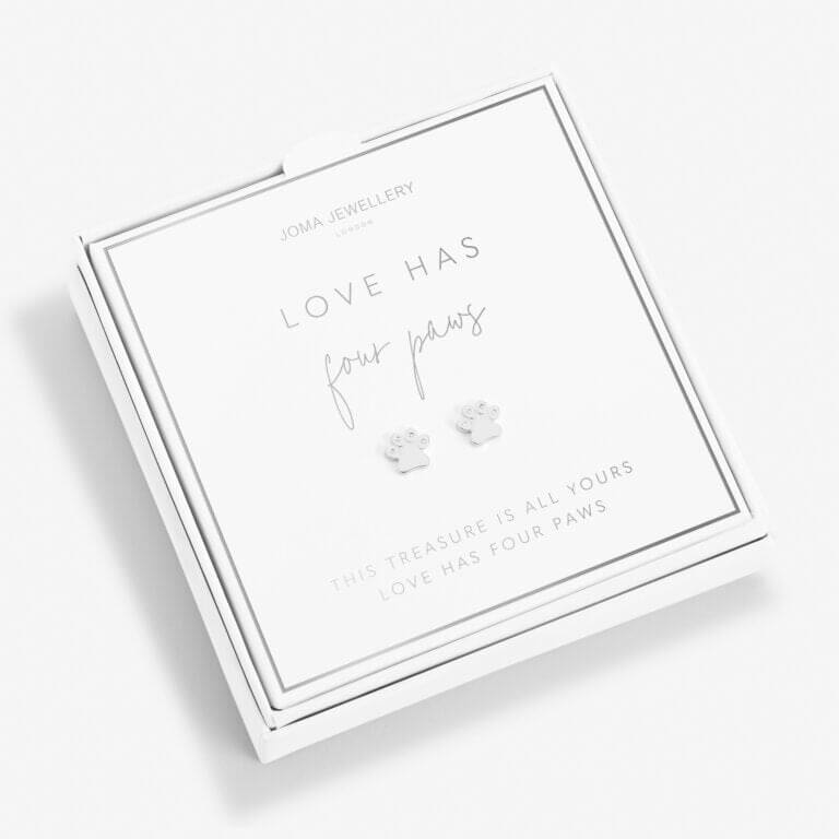 Joma Jewellery Beautifully Boxed A Little 'Love Has Four Paws' Earrings