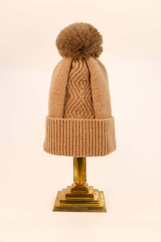 Powder Design 'Ingrid' Bobble Hat - Mocha