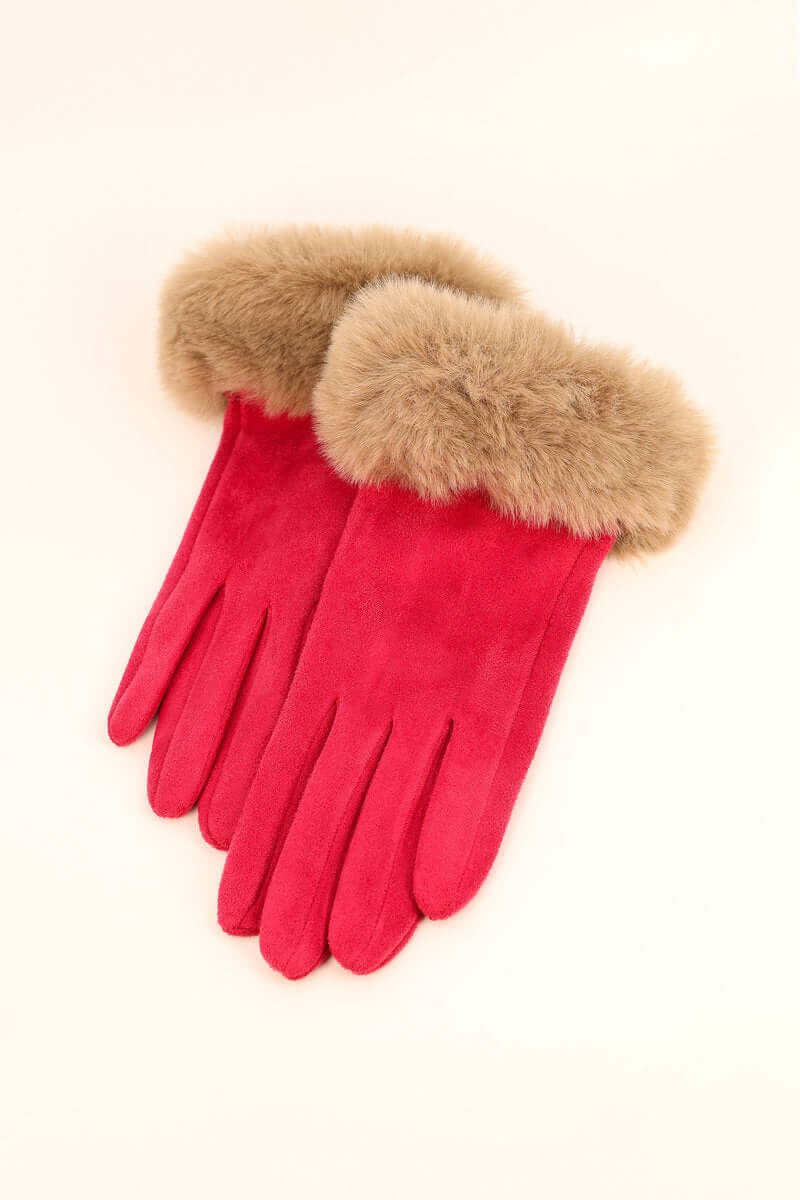 Powder Design Bettina Gloves - Fuchsia/Mist