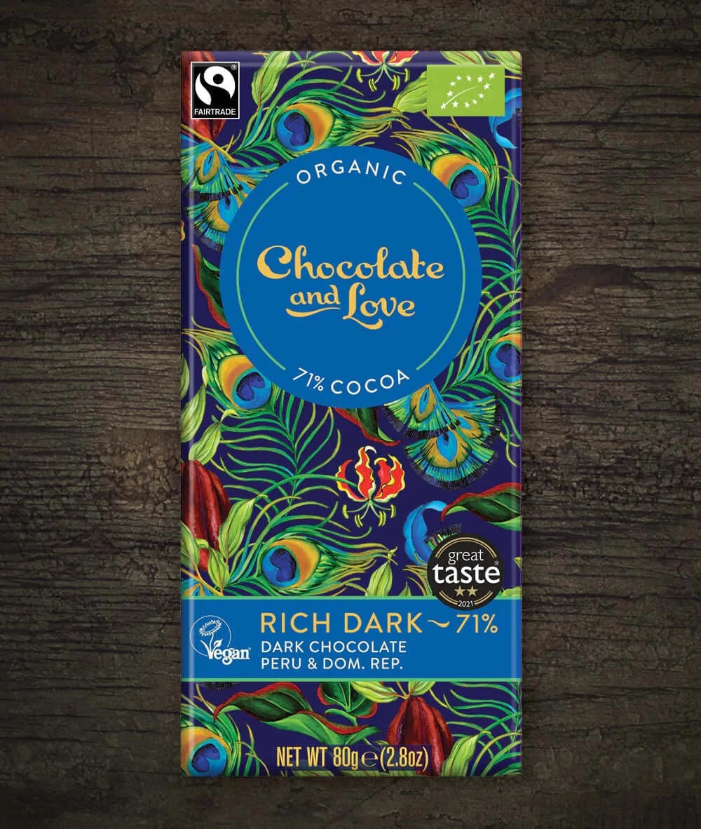 Rich Dark 71% - Vegan Dark Chocolate Peru & Dominican Republic