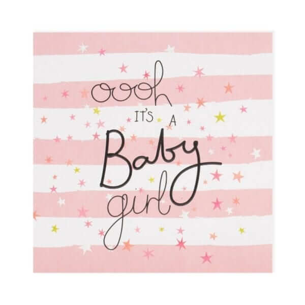 Belly Button Designs 'Oooh it’s a baby Girl' Card