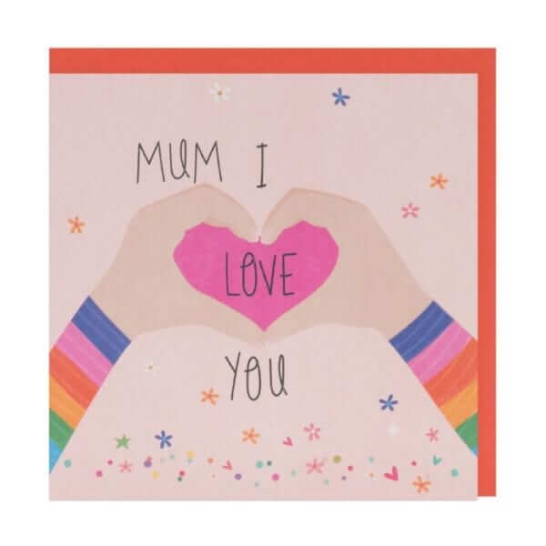 Belly Button Designs 'Mum I Love you' card