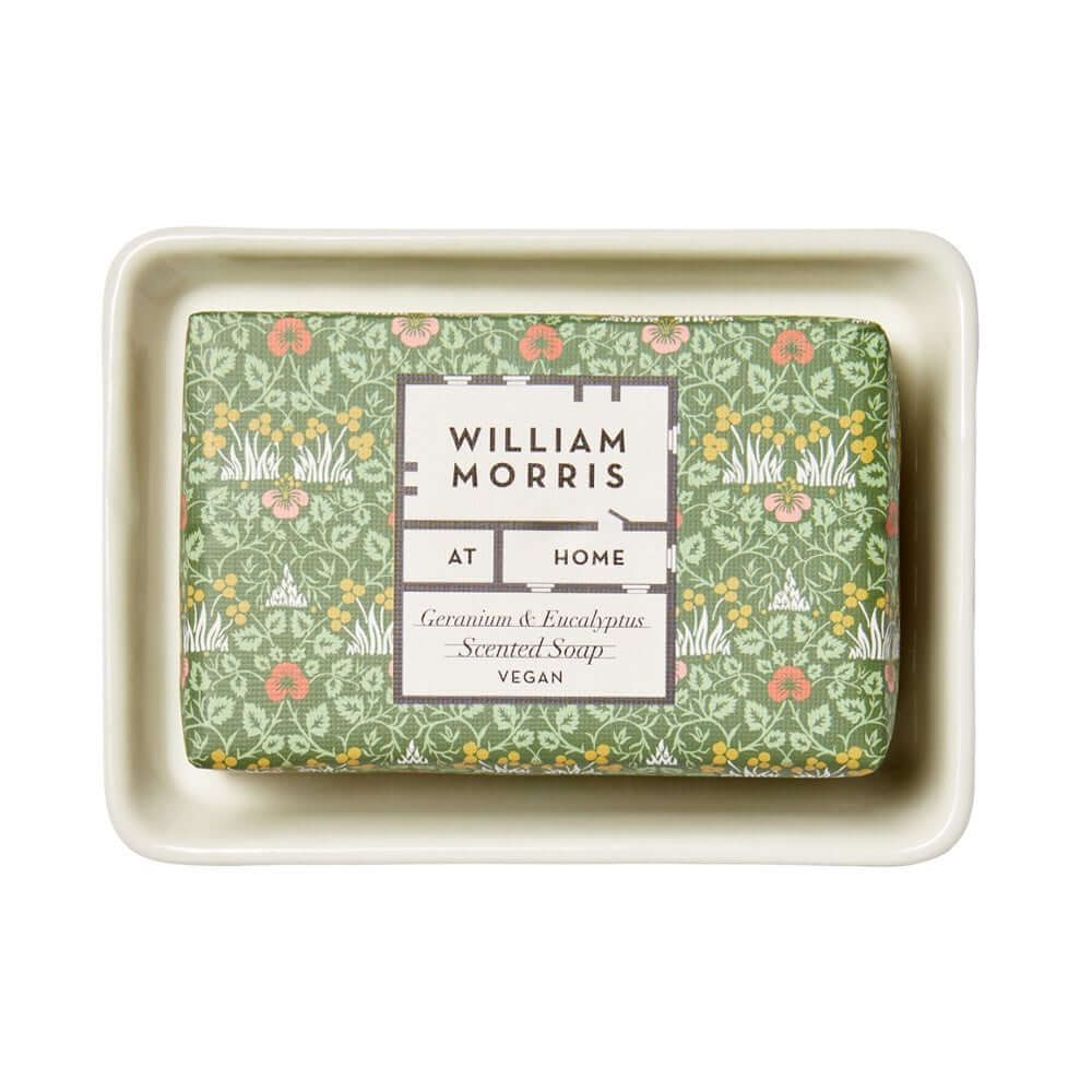 William Morris Useful & Beautiful Scented Soap in Dish