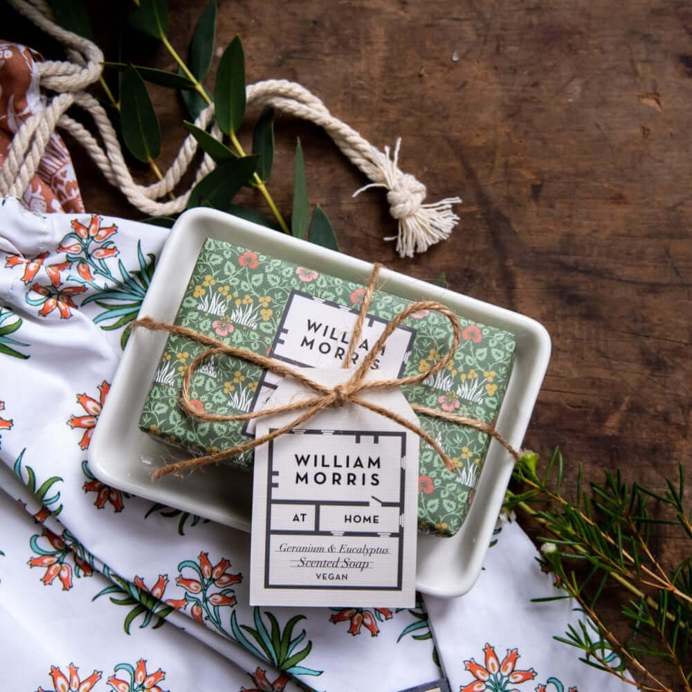 William Morris Useful & Beautiful Scented Soap in Dish