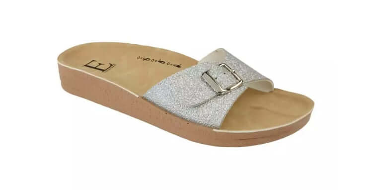 Ladies lightweight mule with a single strap