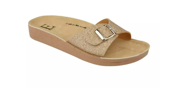 Ladies lightweight mule with a single strap