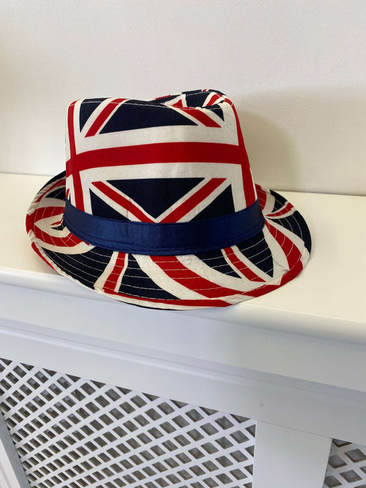 Union Jack Trilby Hat