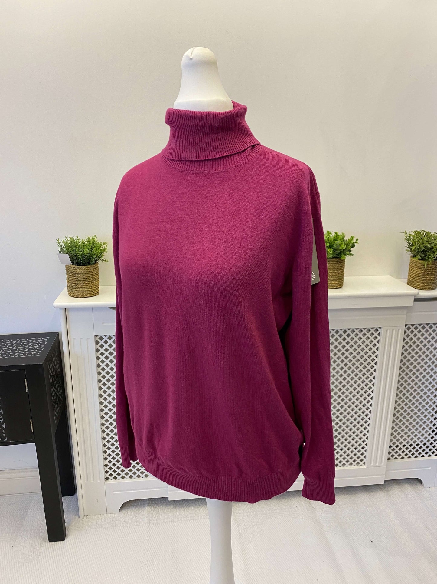 Neat Fit Ladies Polo Neck Jumper